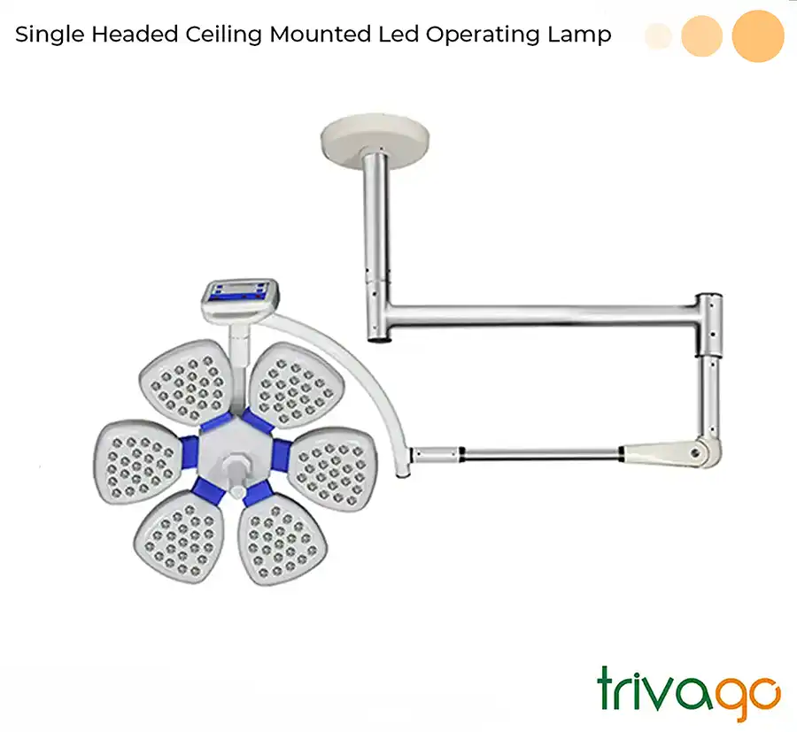 Single Headed Ceiling Mounted Led Operating Lamp